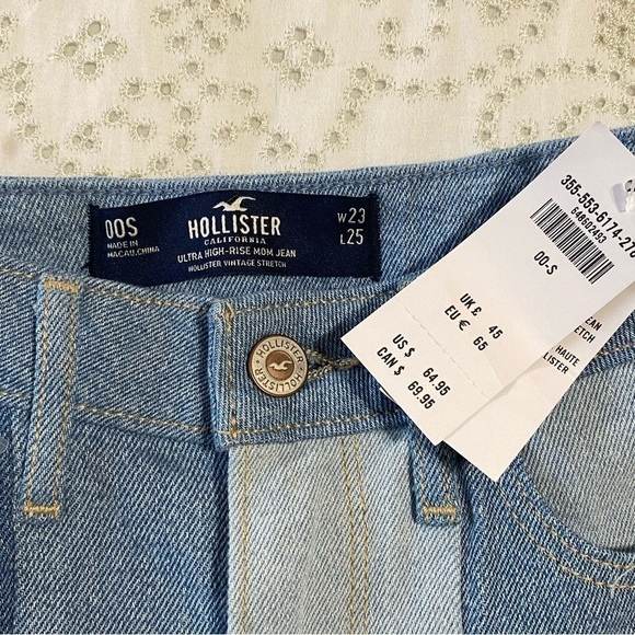 Hollister Ultra High Rise Mom Jeans size 23/00 - Picture 3 of 8